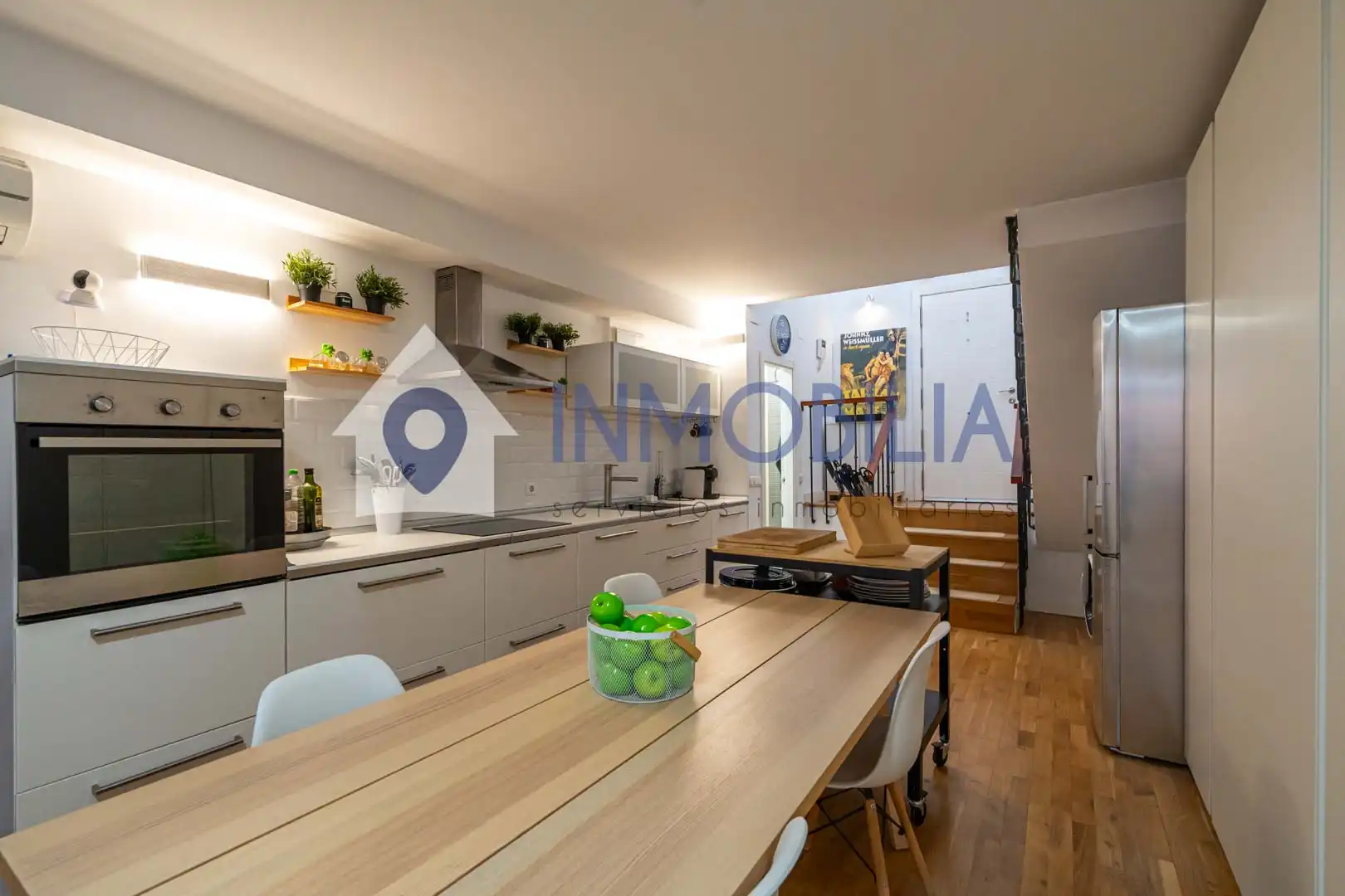 Küche von Maisonette zum Verkauf in Madrid mit Klimaanlage, Heizung und Terrasse