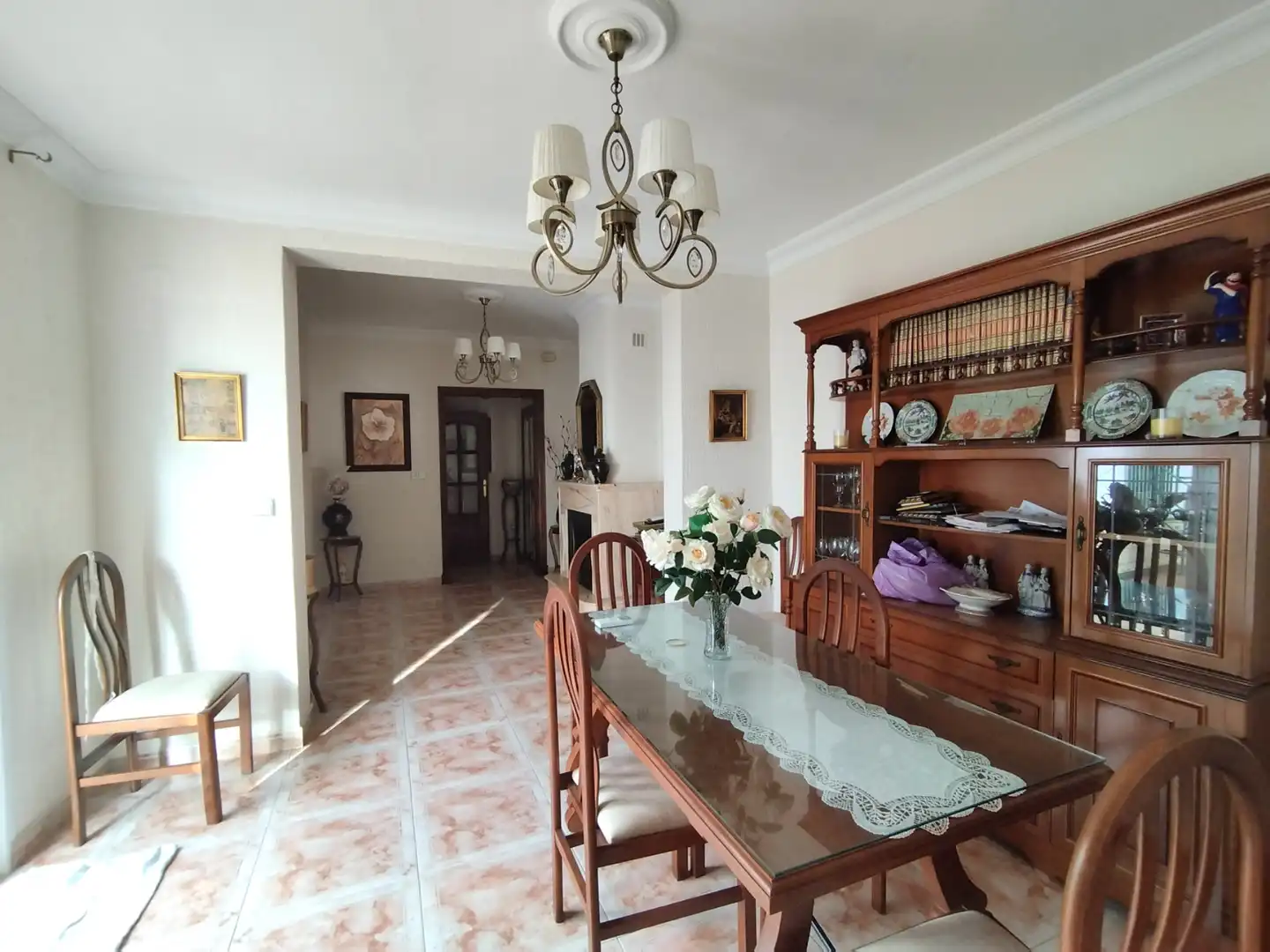 Comedor de Piso en venta en Lepe con Terraza, Trastero y Amueblado