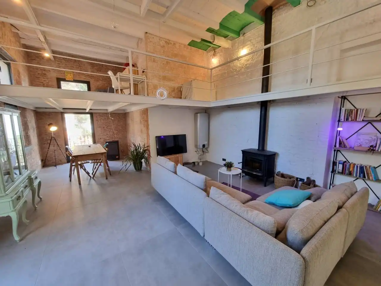 Sala de estar de Dúplex de alquiler en Sarrià - Sant Gervasi