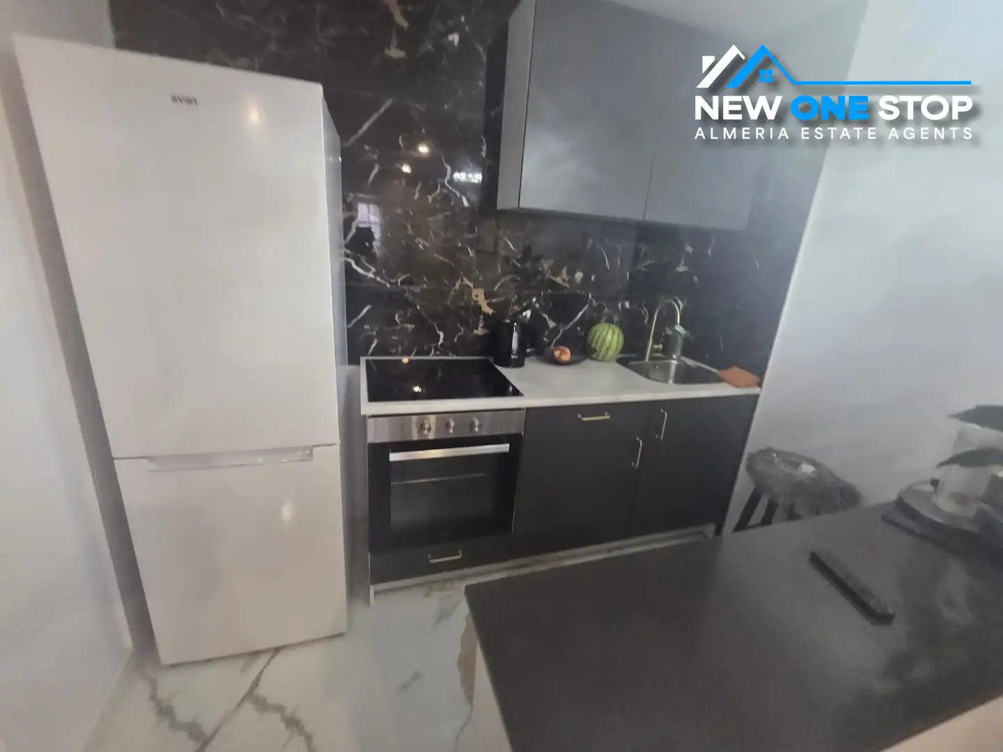Cuina de Apartament en venda en Mojácar amb Aire condicionat, Calefacció i Jardí privat