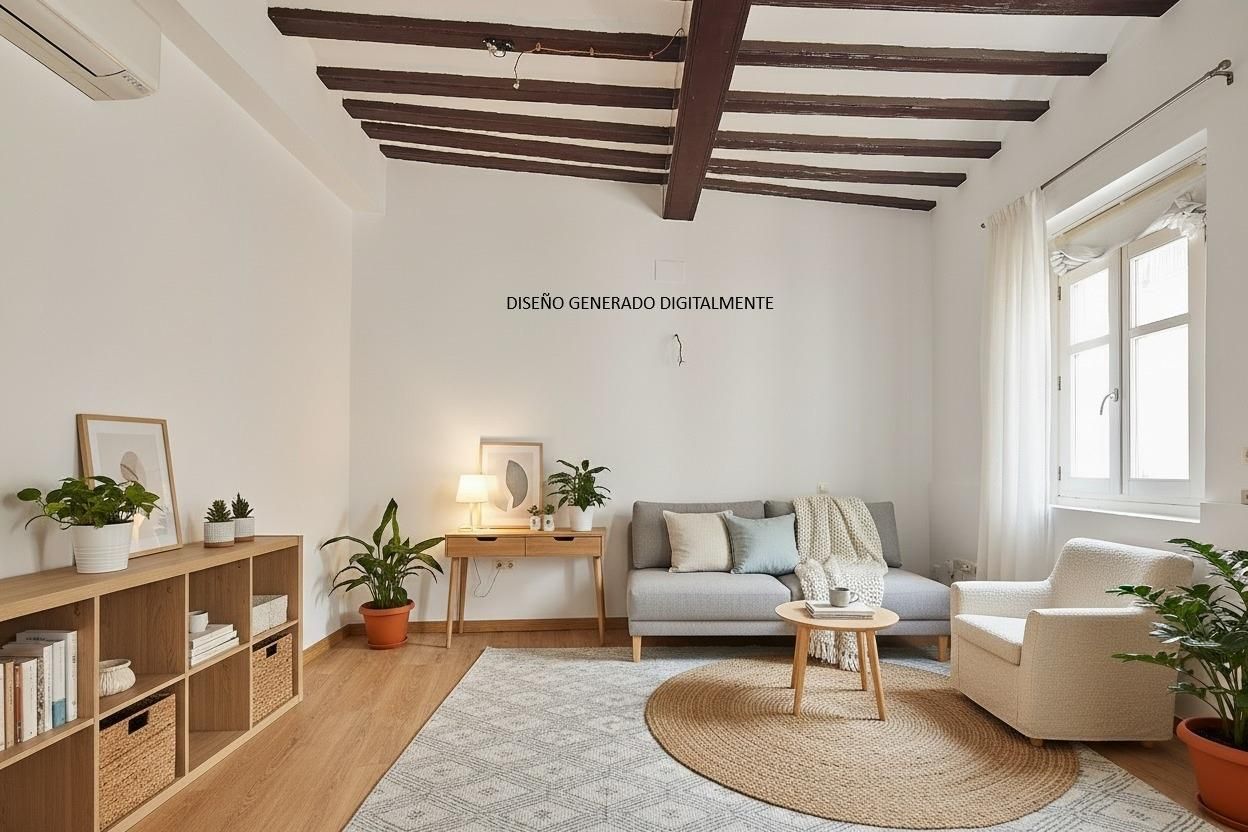 Sala de estar de Piso en venta en  Cádiz Capital con Aire acondicionado, Trastero y Balcón