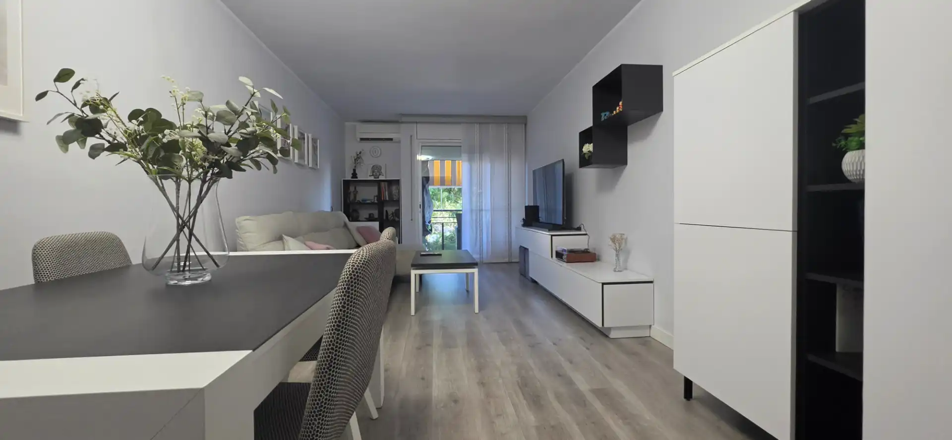 Wohnzimmer von Wohnung zum Verkauf in Sant Adrià de Besòs mit Klimaanlage, Heizung und Parkett