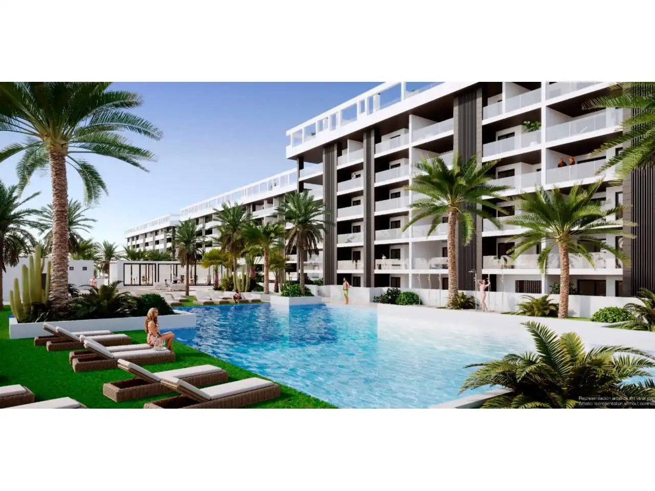 Apartment mit Pool zum Verkauf in Nueva Torrevieja - Aguas Nuevas
