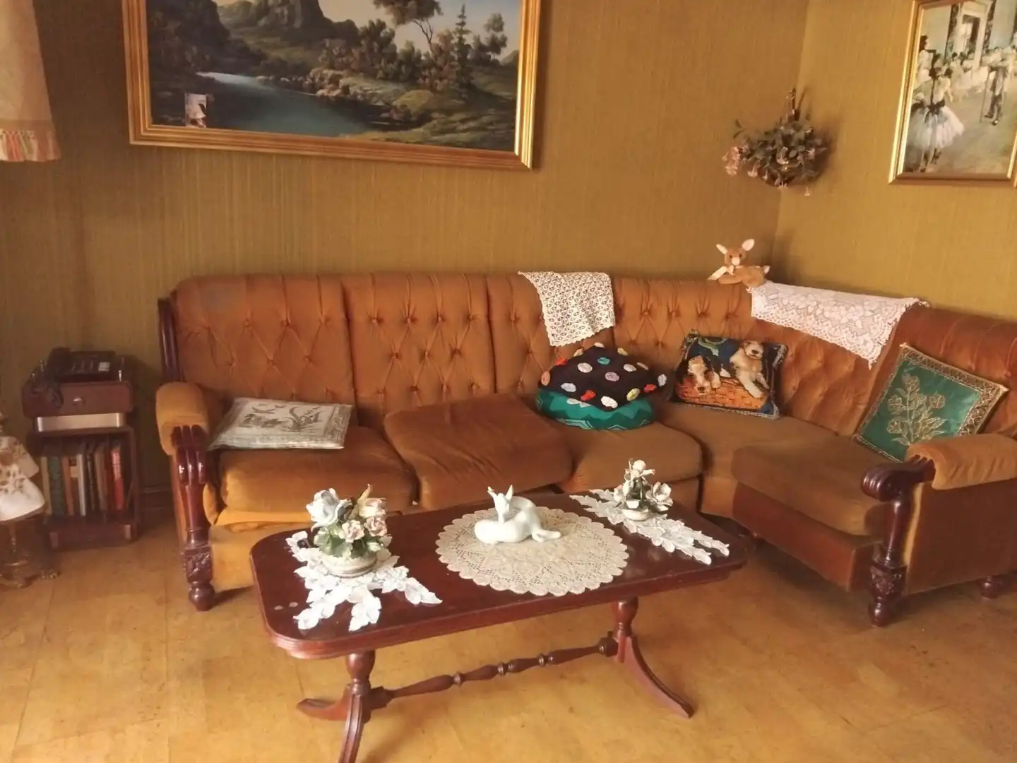Sala d'estar de Pis en venda en Palencia amb Calefacció, Parquet i Terrassa