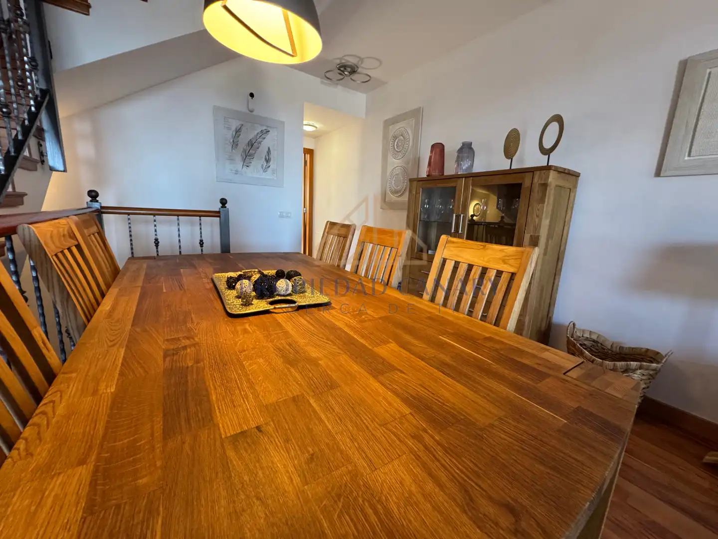 Comedor de Casa adosada de alquiler en La Orotava con Jardín privado, Terraza y Amueblado