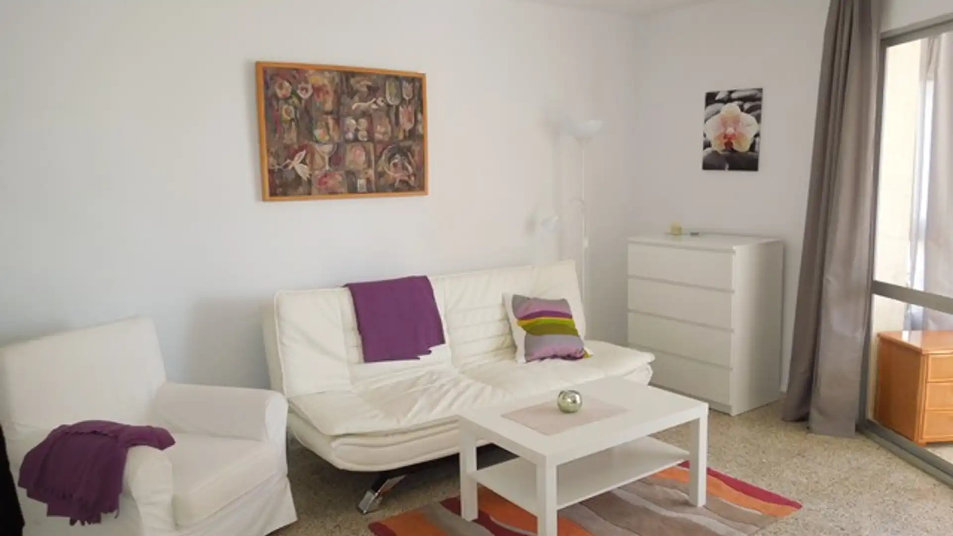 Living room of Flat for sale in Torrox  with Air Conditioner, Furnished and Washing machine