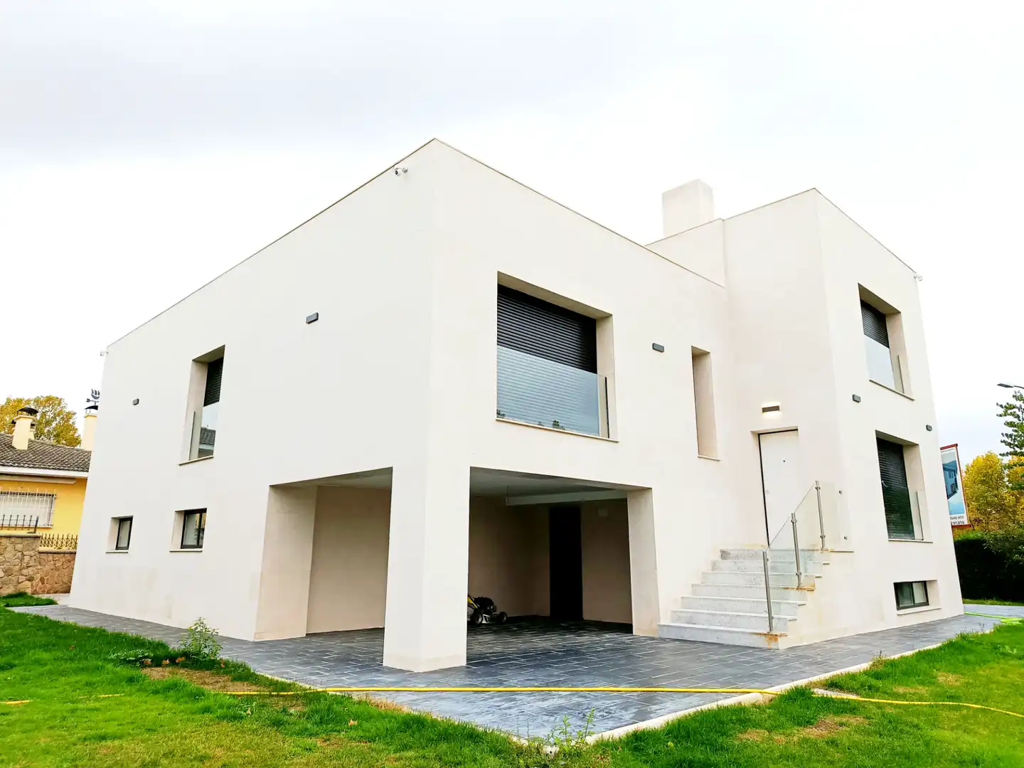 Vista exterior de Casa o chalet en venta en Villamayor con Calefacción, Jardín privado y Terraza