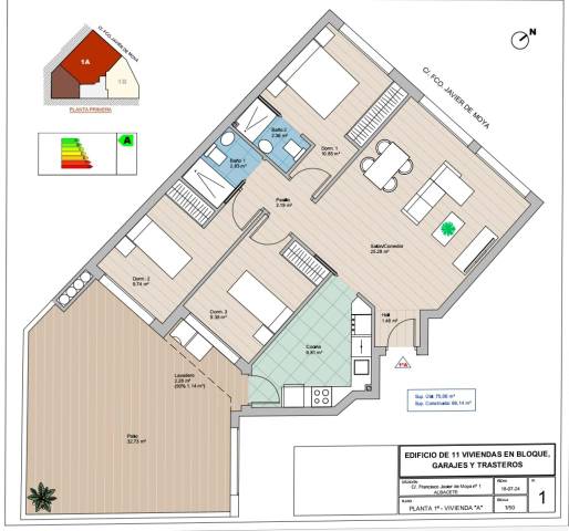 Piso en Venta en Francisco Javier De Moya en Hospital