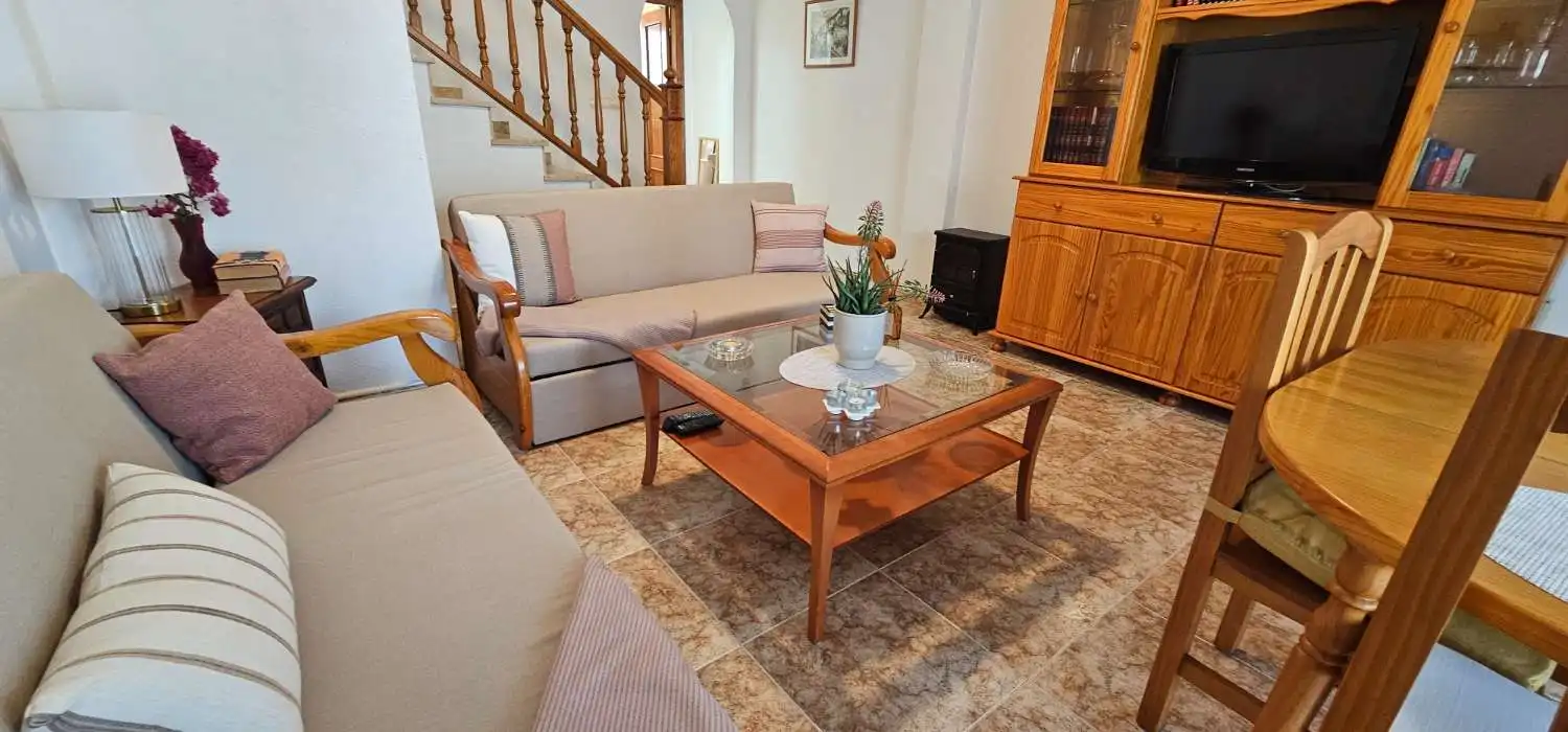Sala de estar de Dúplex en venta en Orihuela con Terraza, Piscina y Amueblado