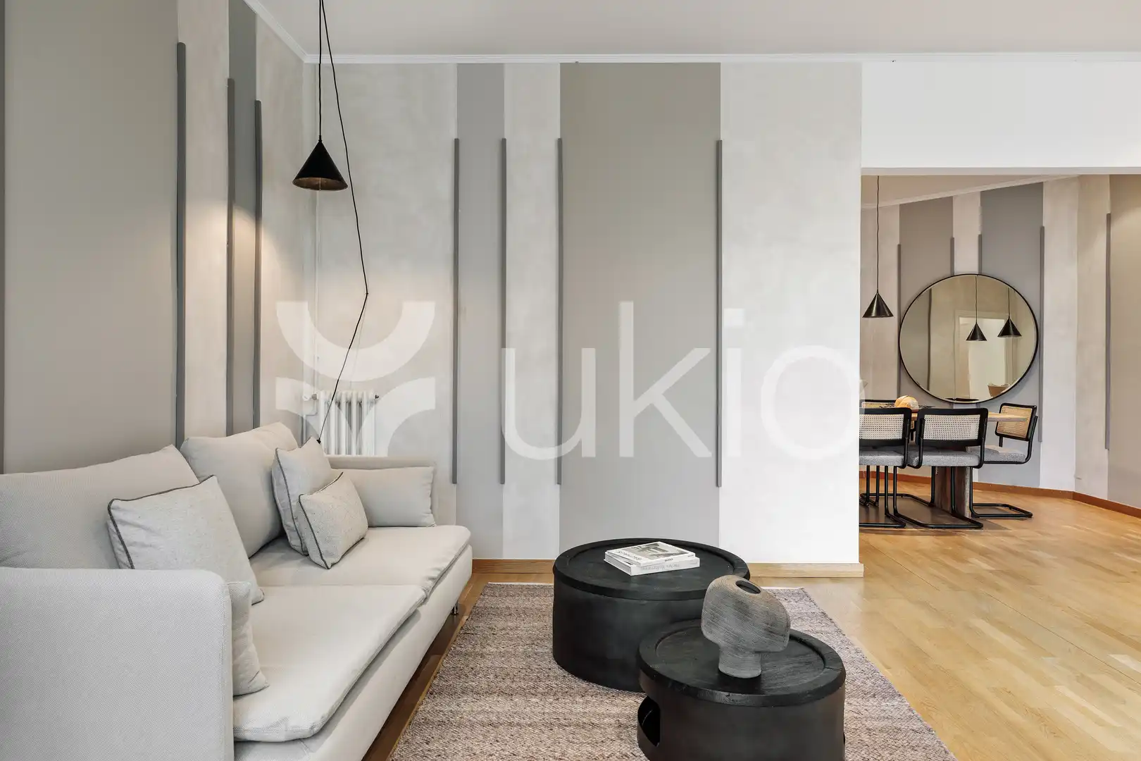 Sala d'estar de Apartament de lloguer en Barcelona amb Aire condicionat, Calefacció i Terrassa