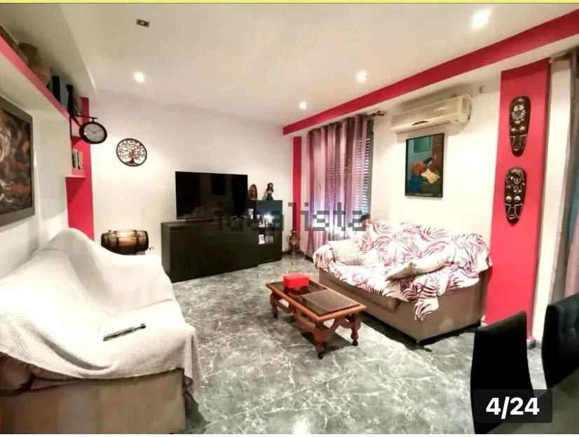 Sala d'estar de Pis en venda en  Valencia Capital amb Aire condicionat, Moblat i Forn