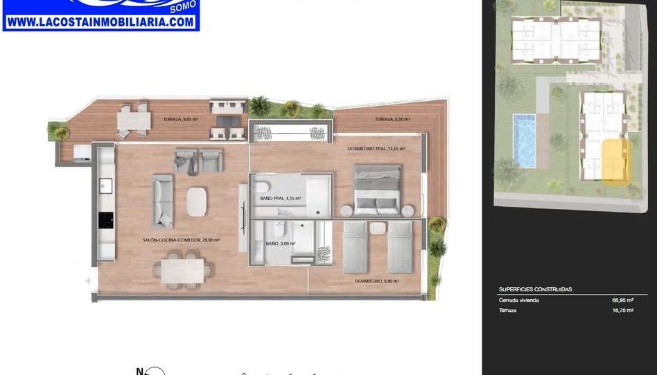 Photo 1 from new construction home in Flat for sale in Calle Isla de Mouro, 9, Somo, Cantabria