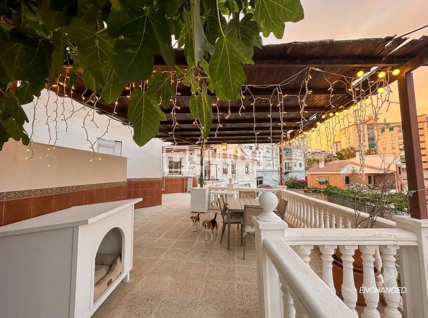 Terrassa de Casa o xalet en venda en Málaga amb Aire condicionat, Calefacció i Jardí privat