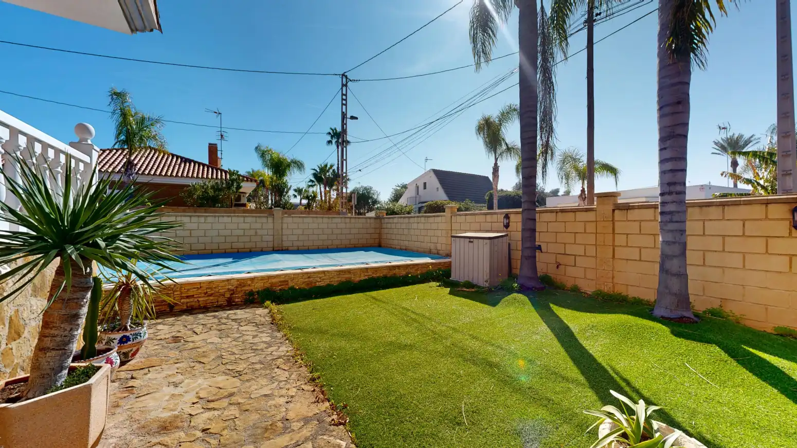 Swimming pool of Houses for sale in Sagunto / Sagunt  with Private garden, Terrace and Swimming Pool