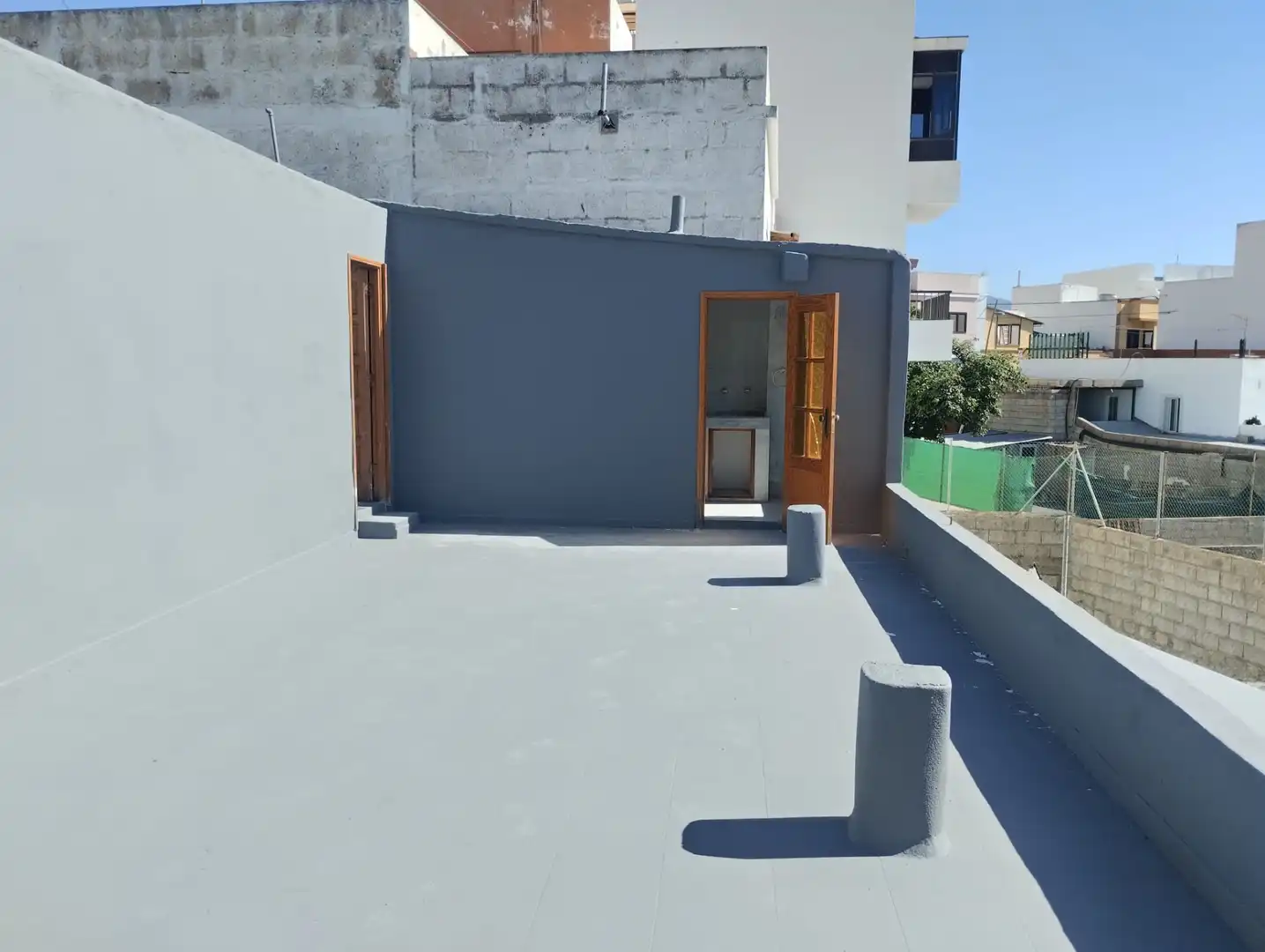 Terrasse von Einfamilien-Reihenhaus zum Verkauf in Güímar mit Privatgarten, Terrasse und Abstellraum