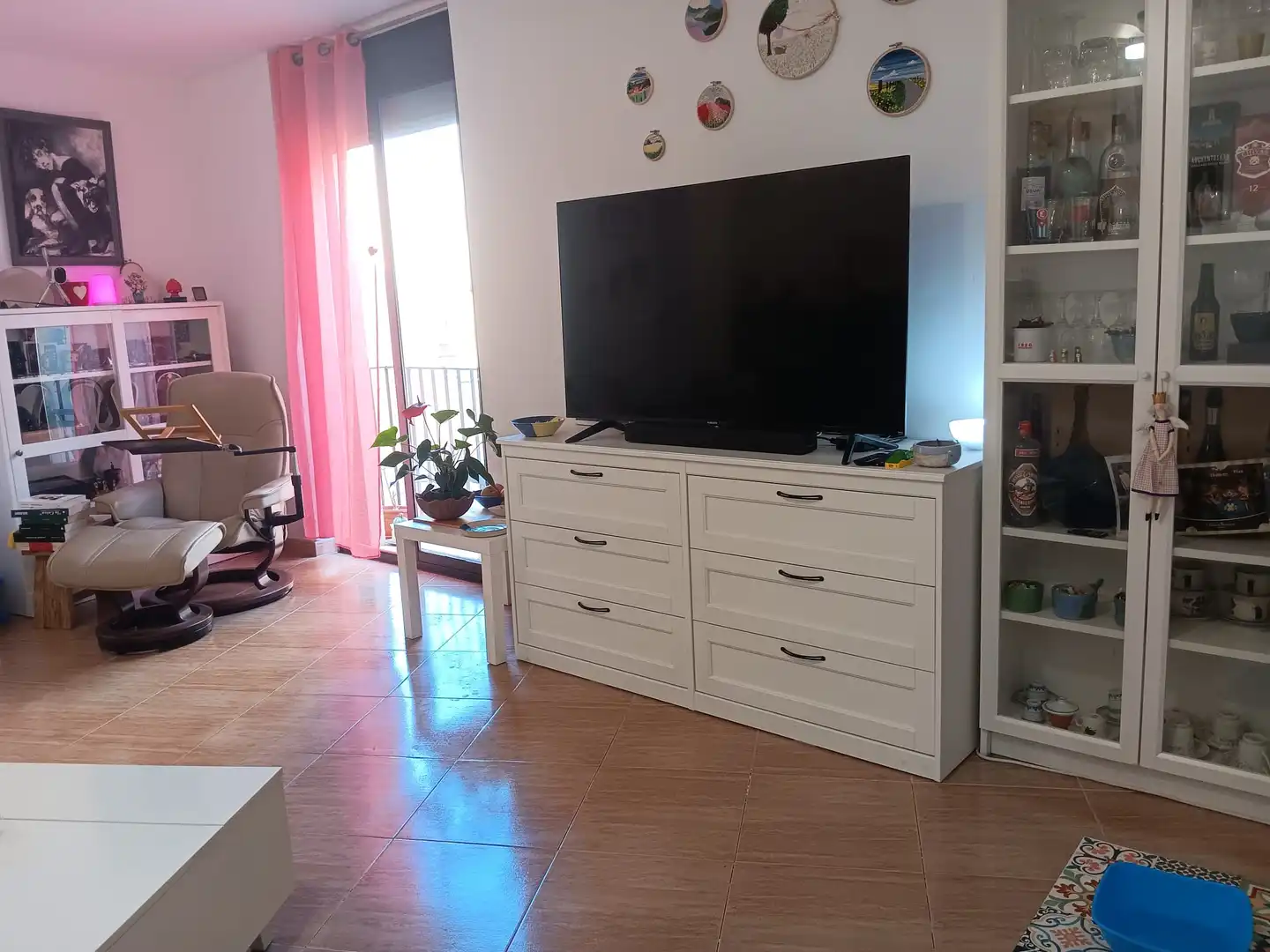 Sala de estar de Piso en venta en Tortosa con Calefacción, Amueblado y Balcón