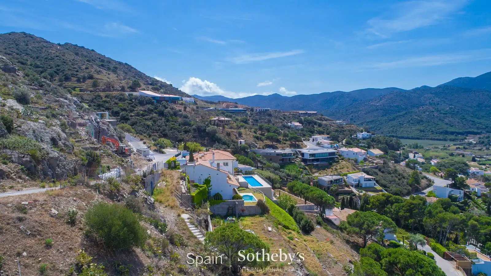 Vista exterior de Casa o chalet en venta en El Port de la Selva con Aire acondicionado, Jardín privado y Terraza