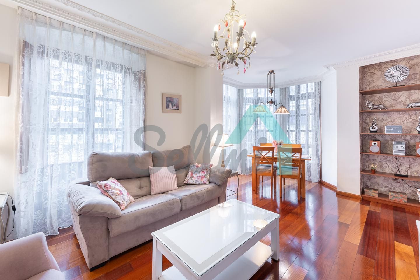Exterior view of Flat for rent in Gijón   with Heating, Parquet flooring and Storage room
