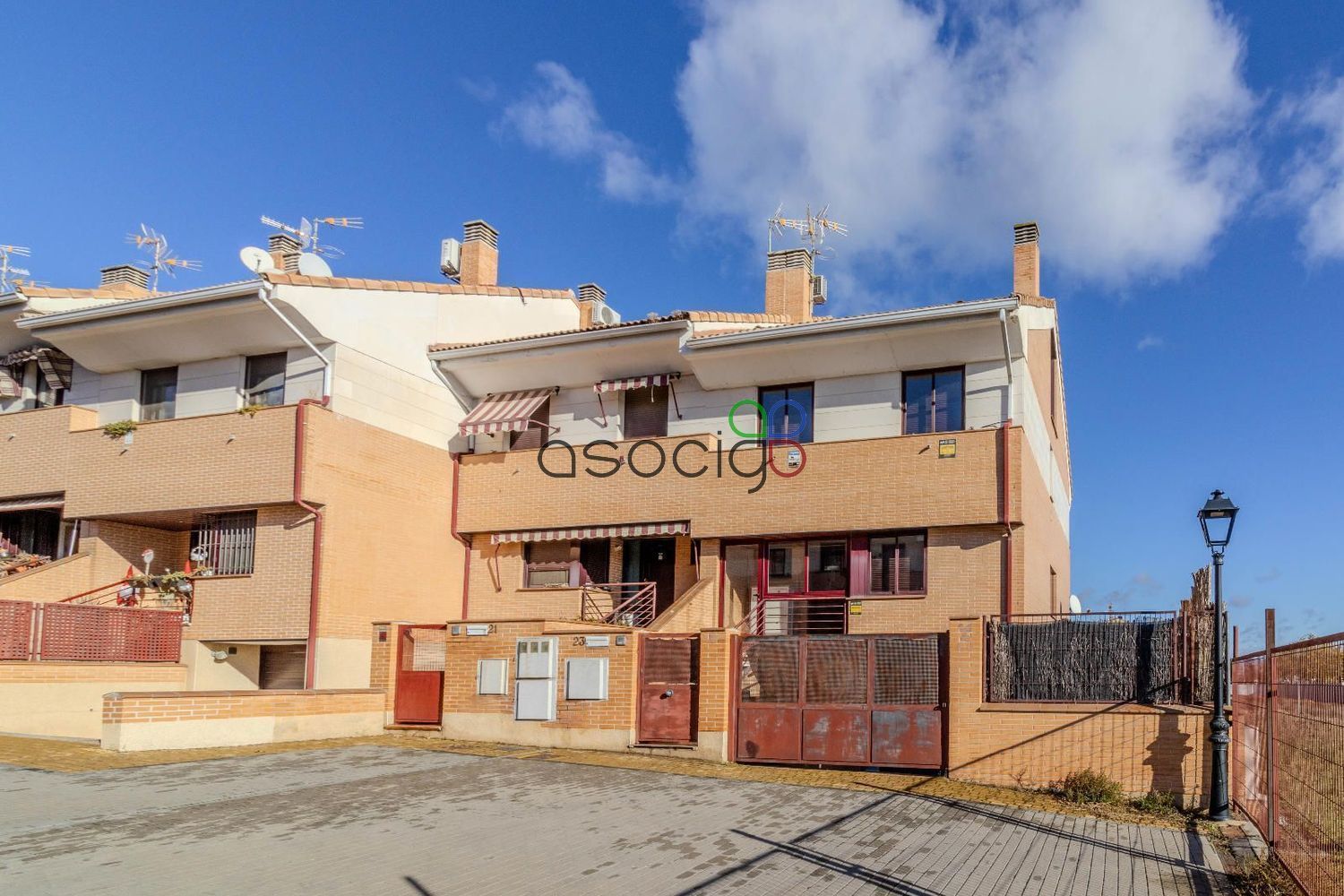 Exterior view of Single-family semi-detached for sale in Guadalajara Capital  with Air Conditioner, Heating and Private garden