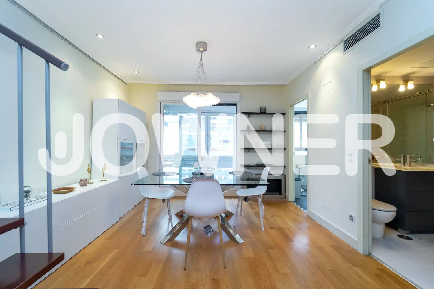 Dining room of Duplexes for rent in Madrid  with Air Conditioner, Heating and Terrace