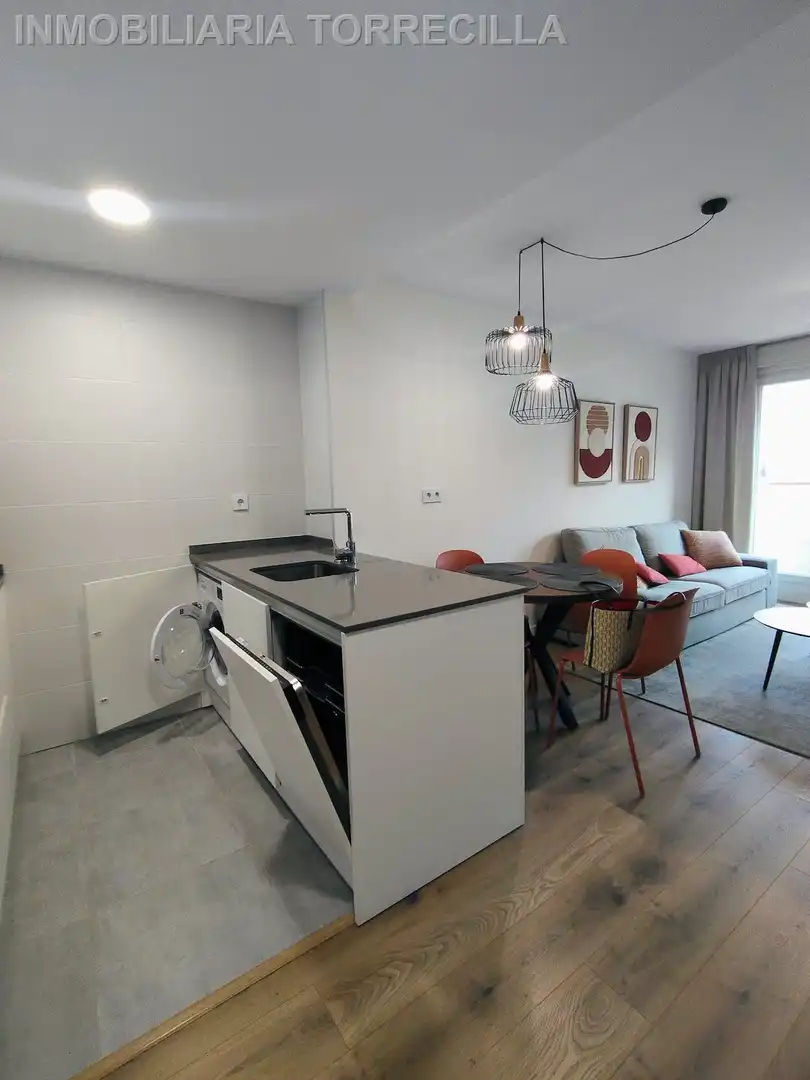 Cocina de Piso de alquiler en Valladolid con Parquet, Terraza y Trastero