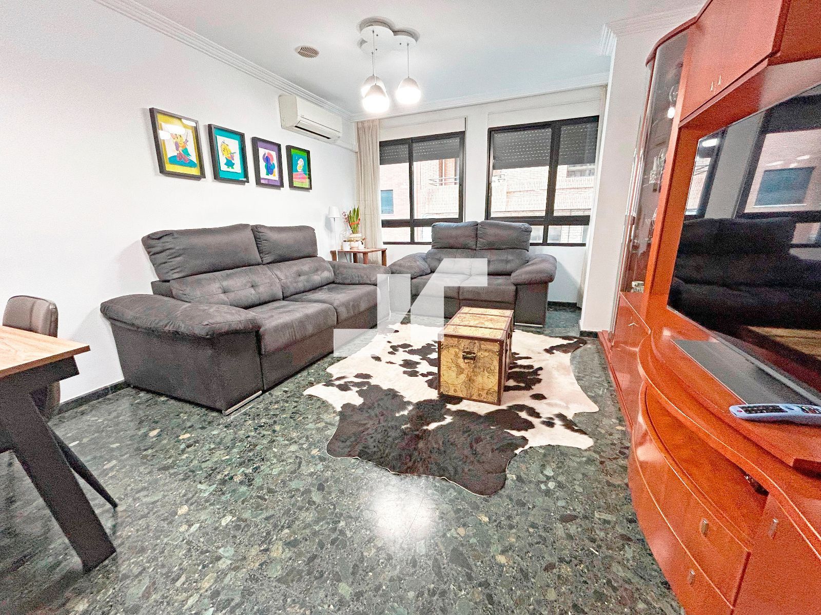 Living room of Flat for sale in Vila-real  with Air Conditioner, Heating and Terrace