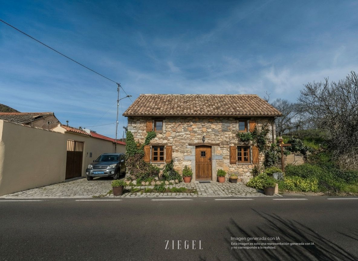 Vista exterior de Casa o chalet en venta en Valleseco