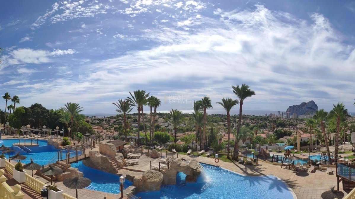 Swimming pool of Duplex for sale in Calpe / Calp  with Air Conditioner, Heating and Swimming Pool