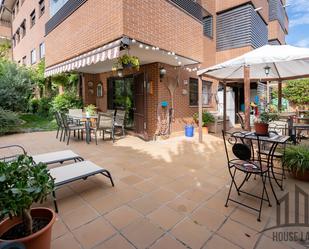 Terrace of Flat for sale in San Sebastián de los Reyes  with Air Conditioner, Heating and Private garden