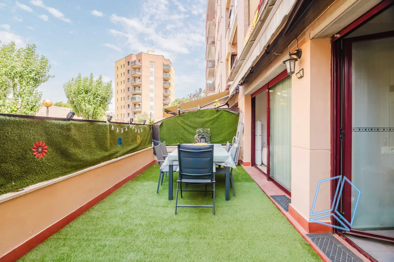 Terrace of Flat for sale in Sabadell  with Terrace, Storage room and Swimming Pool
