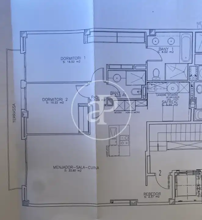 Wohnung zur Miete in Barcelona mit Klimaanlage, Heizung und Möbliert