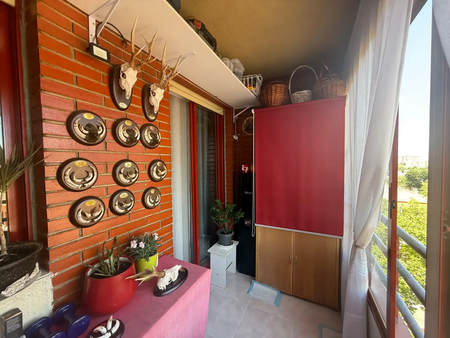 Balcony of Flat for sale in Madrid  with Heating, Terrace and Furnished
