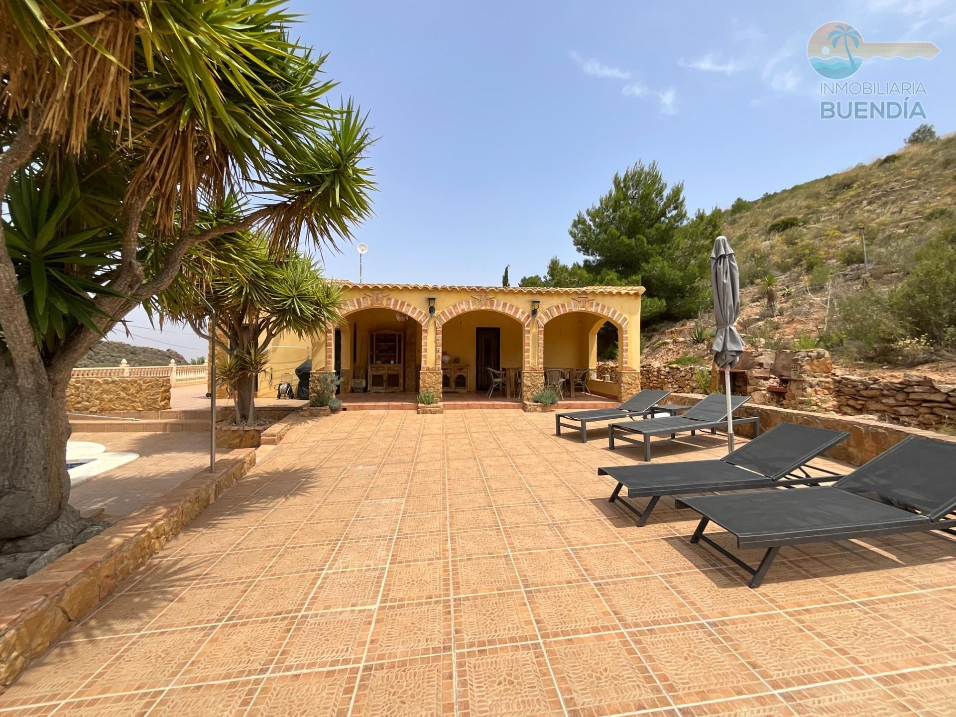 Vista exterior de Casa o chalet en venta en Cartagena con Aire acondicionado, Jardín privado y Terraza