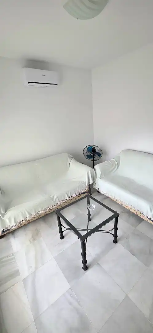 Sala d'estar de Apartament de lloguer en Torrox amb Aire condicionat, Calefacció i Terrassa