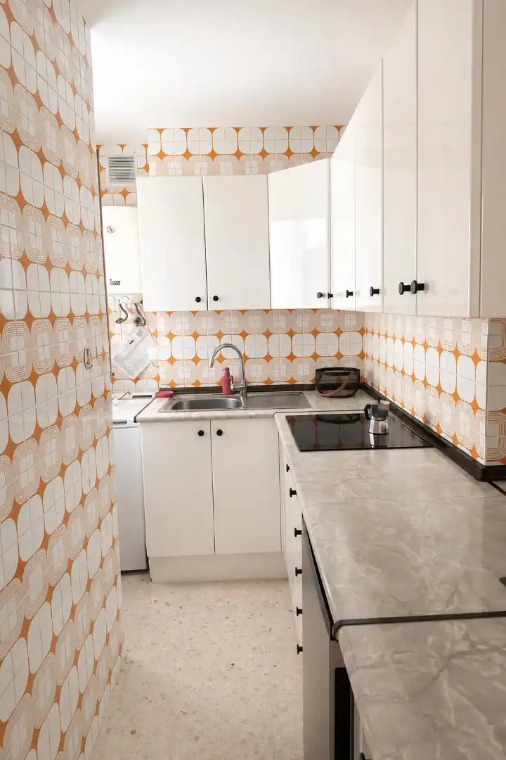 Kitchen of Apartments for rent in Benidorm  with Furnished, Washing machine and Microwave