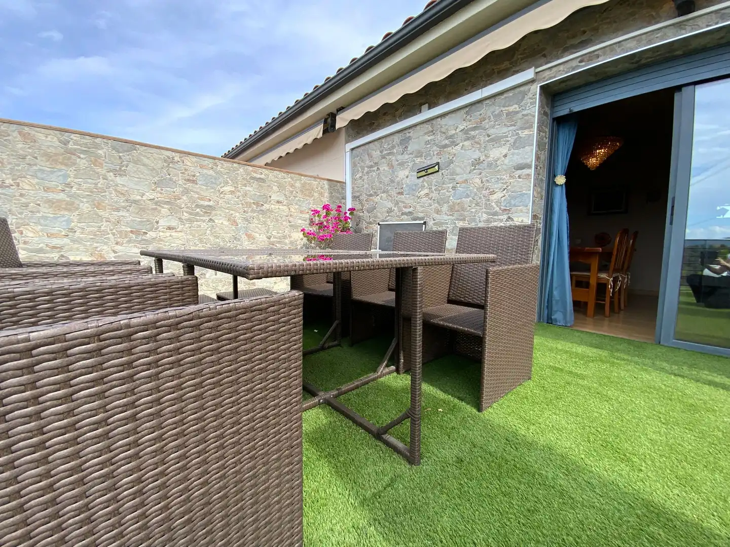 Terraza de Casa adosada en venta en Terrassa con Calefacción, Jardín privado y Terraza