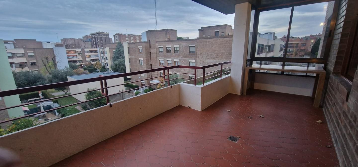 Terrace of Flat for sale in  Zaragoza Capital  with Air Conditioner, Heating and Parquet flooring
