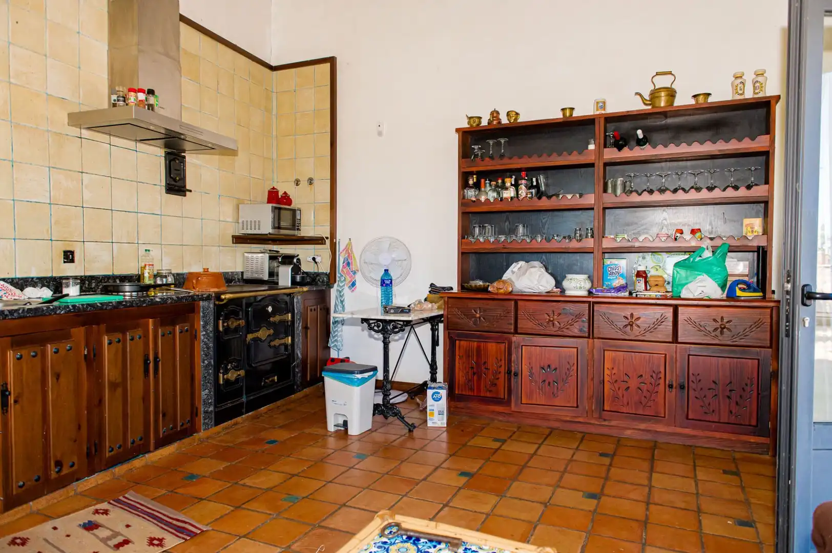 Cocina de Casa o chalet en venta en Quintana del Castillo con Calefacción, Jardín privado y Terraza