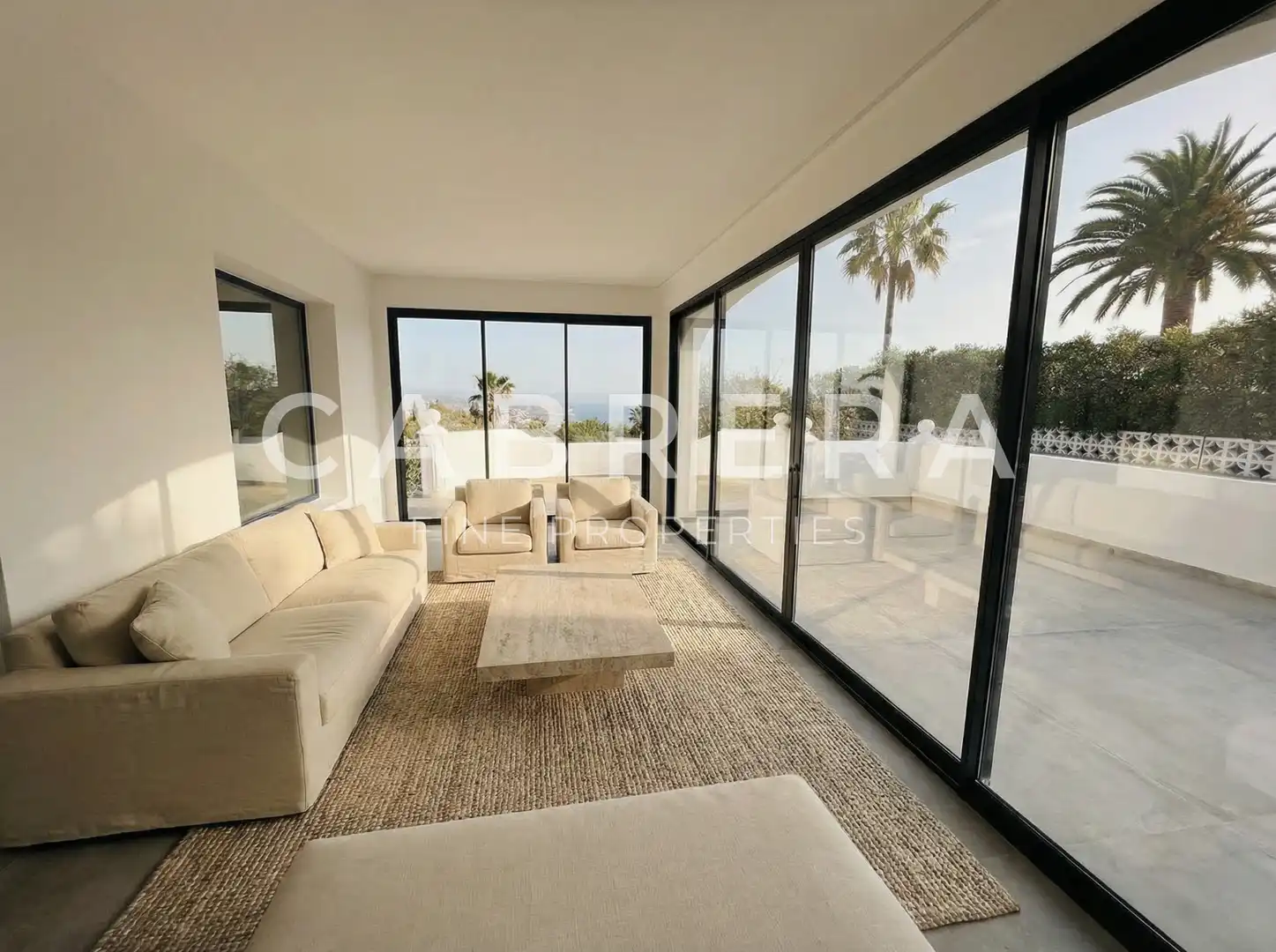 Sala d'estar de Casa o xalet en venda en Benissa amb Calefacció, Jardí privat i Parquet