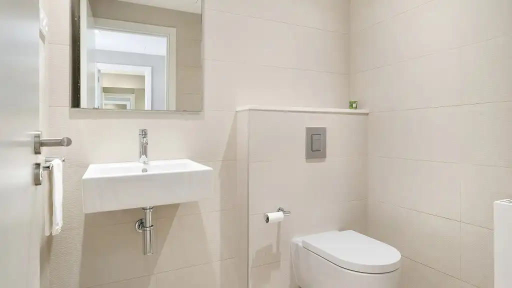 Badezimmer von Wohnungen zum Verkauf in  Palma de Mallorca mit Klimaanlage, Heizung und Terrasse