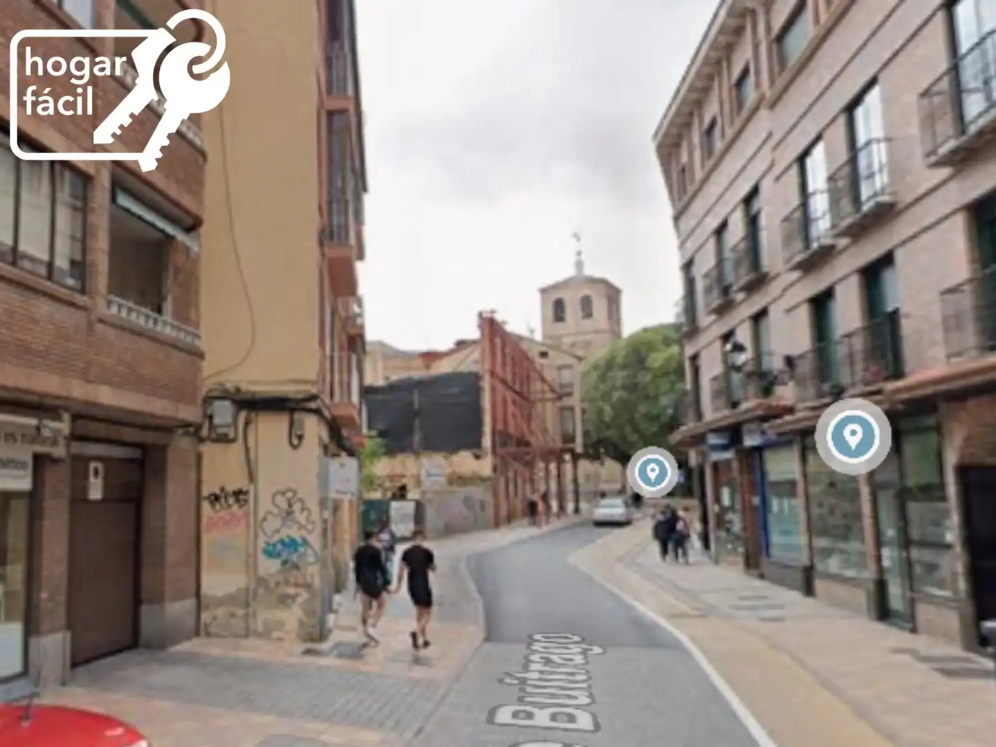 Vista exterior de Local en traspas en Segovia amb Moblat