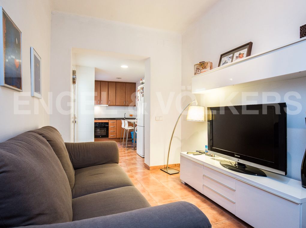 Living room of Apartment for sale in  Barcelona Capital  with Heating