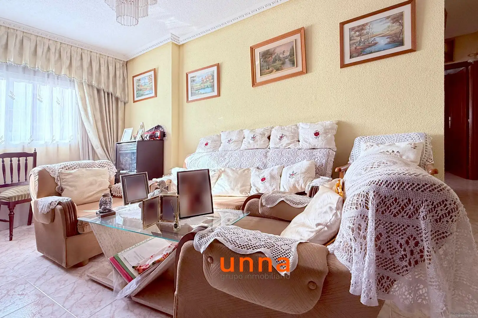 Sala de estar de Piso en venta en Móstoles con Aire acondicionado, Calefacción y Terraza
