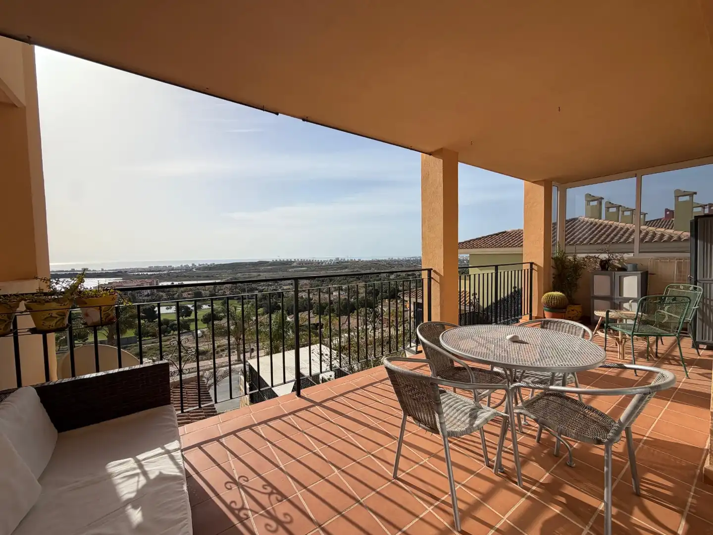 Terrace of Apartments for rent in Mutxamel  with Air Conditioner, Furnished and Washing machine