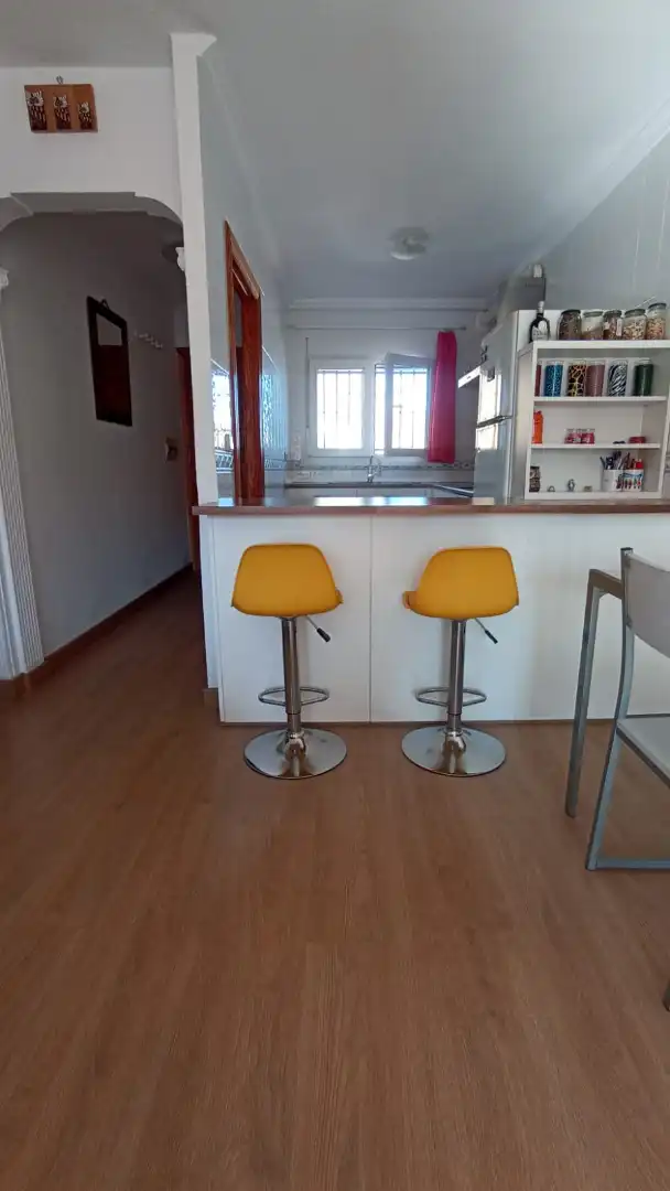 Küche von Wohnungen zum Verkauf in Roquetas de Mar mit Klimaanlage, Parkett und Terrasse