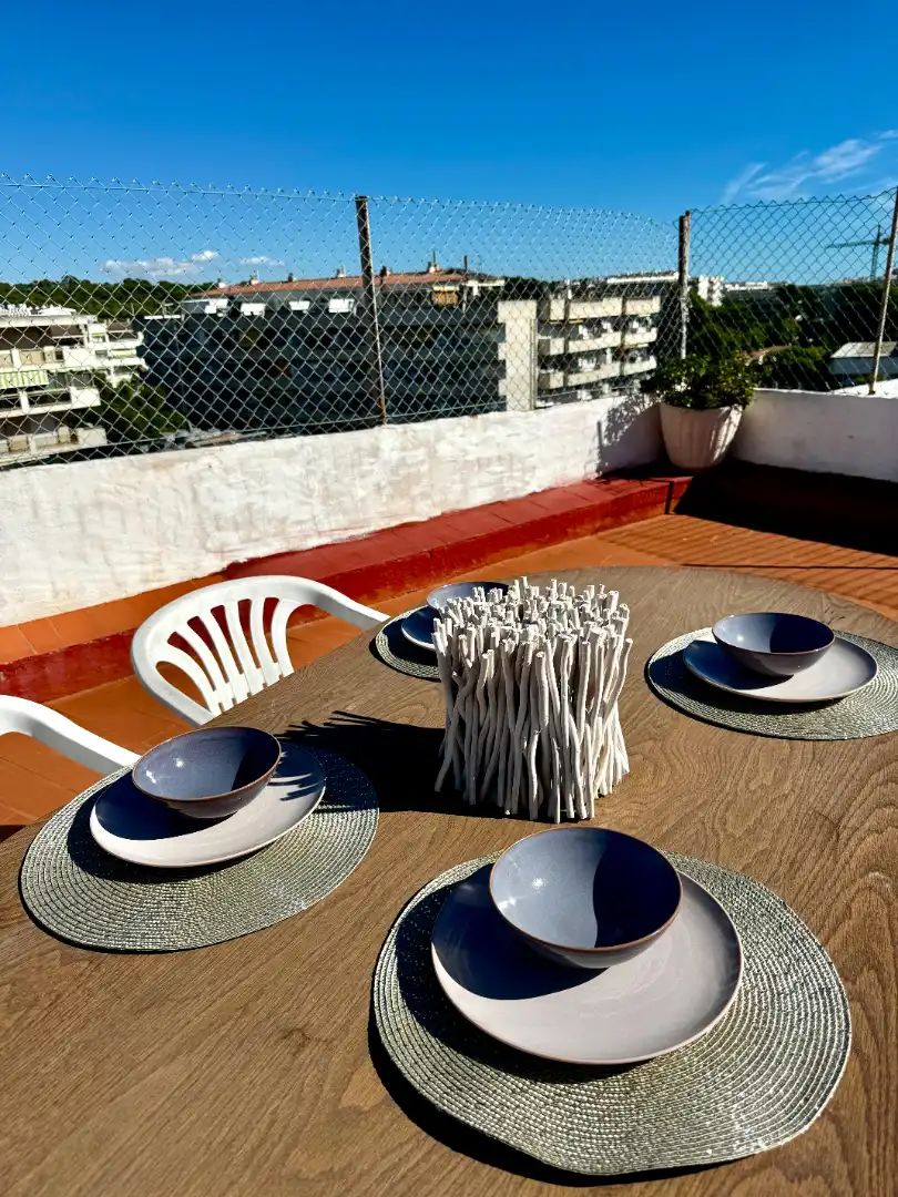 Terraza de Apartamento de alquiler en Salou con Aire acondicionado, Terraza y Amueblado