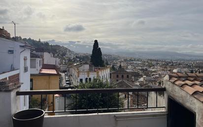 Exterior view of Single-family semi-detached for sale in  Granada Capital  with Terrace