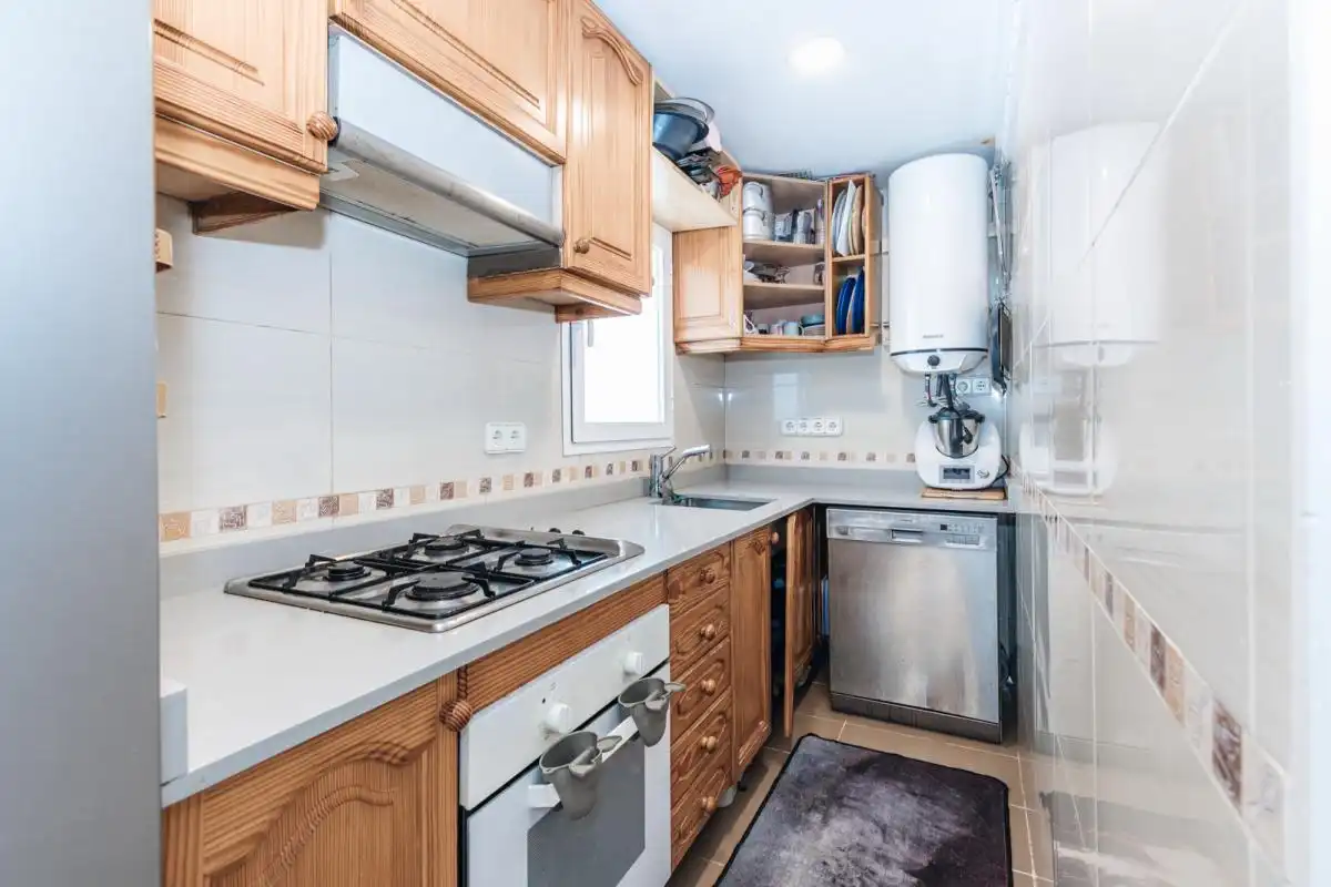 Cocina de Planta baja en venta en Sant Josep de sa Talaia con Aire acondicionado, Calefacción y Jardín privado