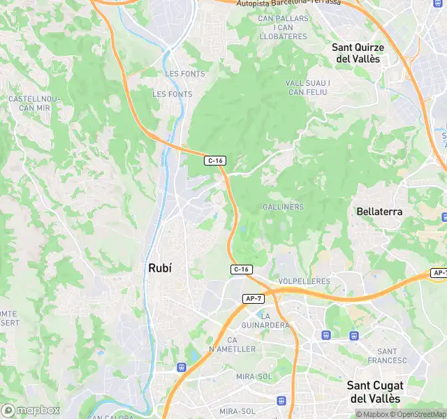 Vista exterior de Pis en venda en Rubí