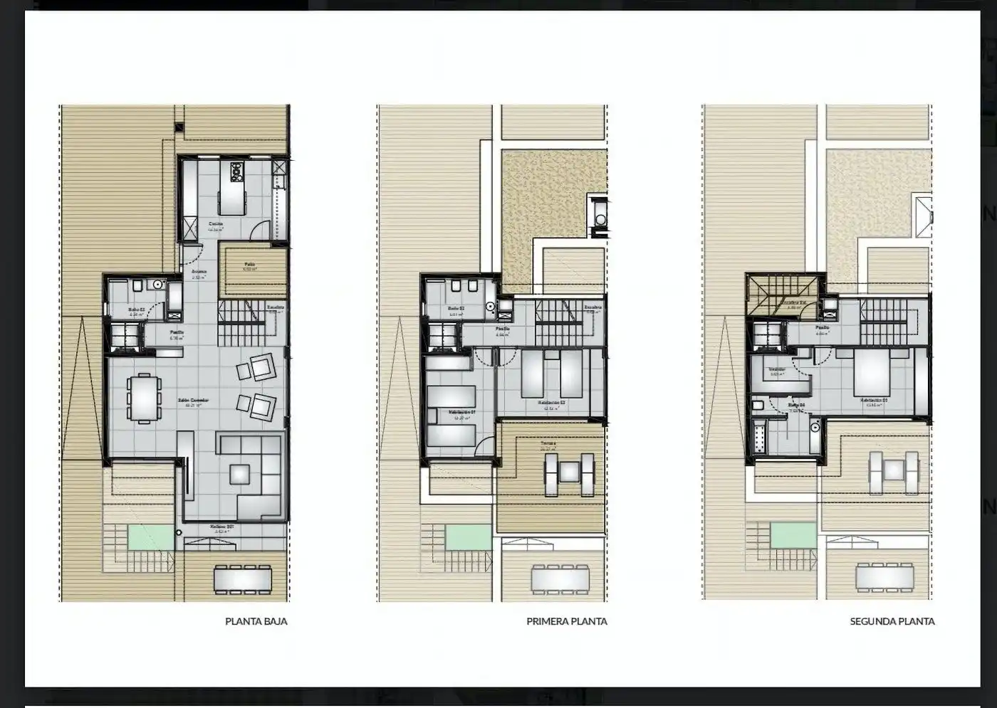 Einfamilien-Reihenhaus zum Verkauf in El Campello mit Privatgarten, Terrasse und Abstellraum